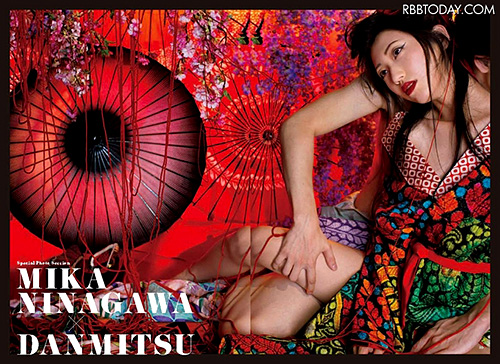 写真家の蜷川実花が「春画」をテーマにタレントの壇蜜を撮り下ろしたグラビア