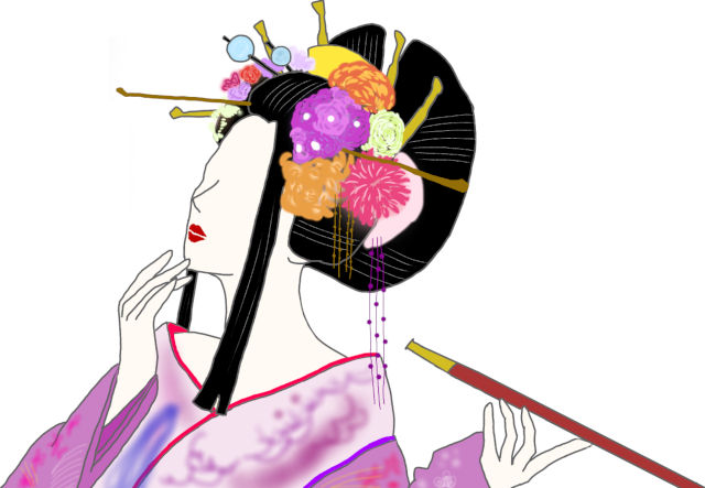 花魁・誰袖（たがそで）