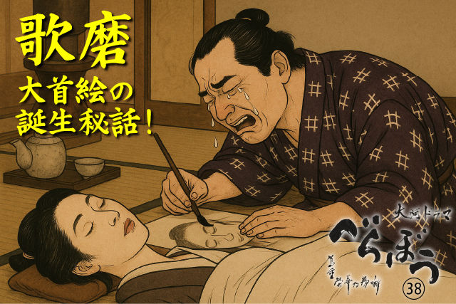 歌磨、大首絵の秘話!